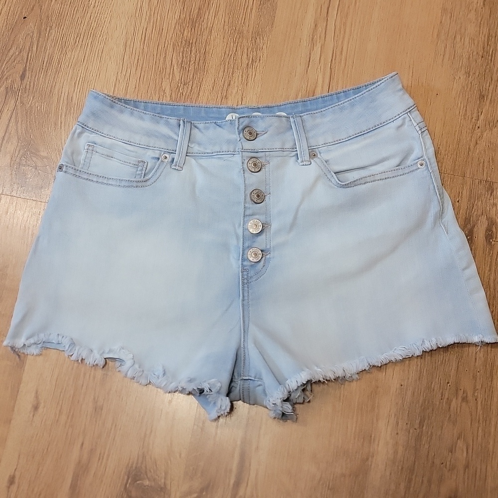Rewash Super High-rise Button Fly Shorts